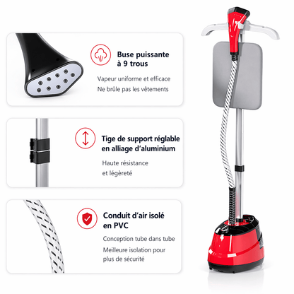 Défroisseur vapeur professionnel 2000W rapide et efficace